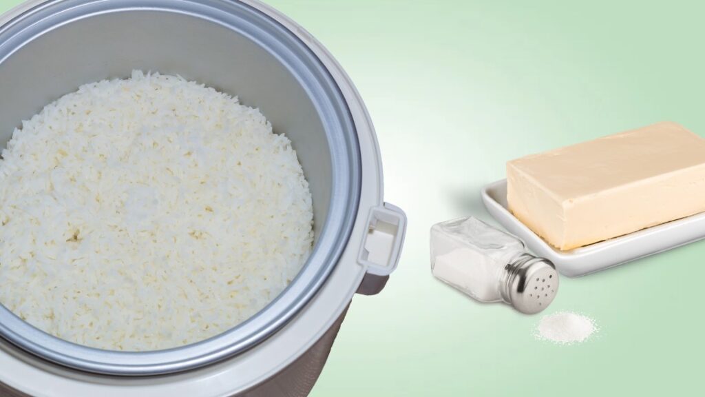 Butter And Salt To A Rice Cooker